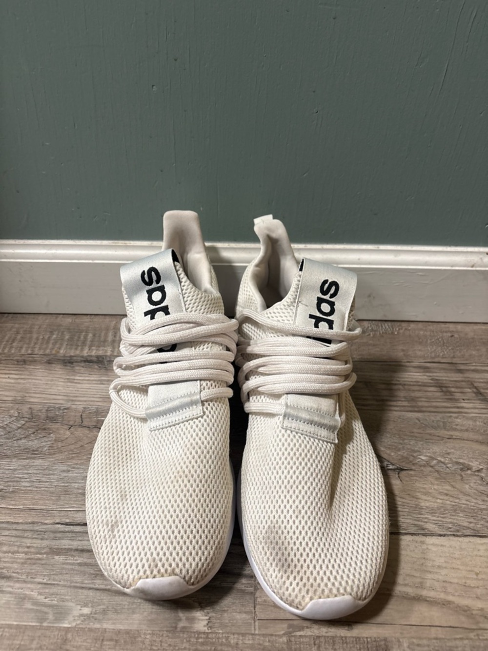 adidas Lite Racer Adapt -  Men's White Lightweight Knit Sneakers